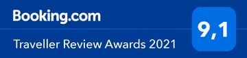 Booking.com Traveller Review Awards 2021 – 9.1